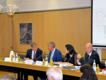 Gesprächsrunde im Rathaus der Stadt Rheinfelden