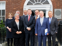 Besuch beim irischen Unternehmerverband IBEC | In der Mitte Danny McCoy, Vorstandsvorsitzender der IBEC (Irish Business and Employers Confederation)