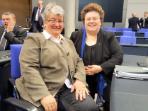 Mit Margaret Horb MdB im Plenarsaal des Deutschen Bundestag. | 30.06.17