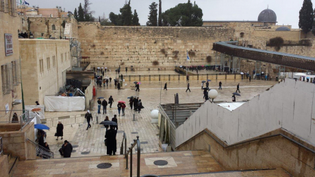 Die Klagemauer in Ost-Jerusalem