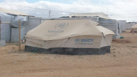 UN-Flüchtlingslager in Nord-Jordanien