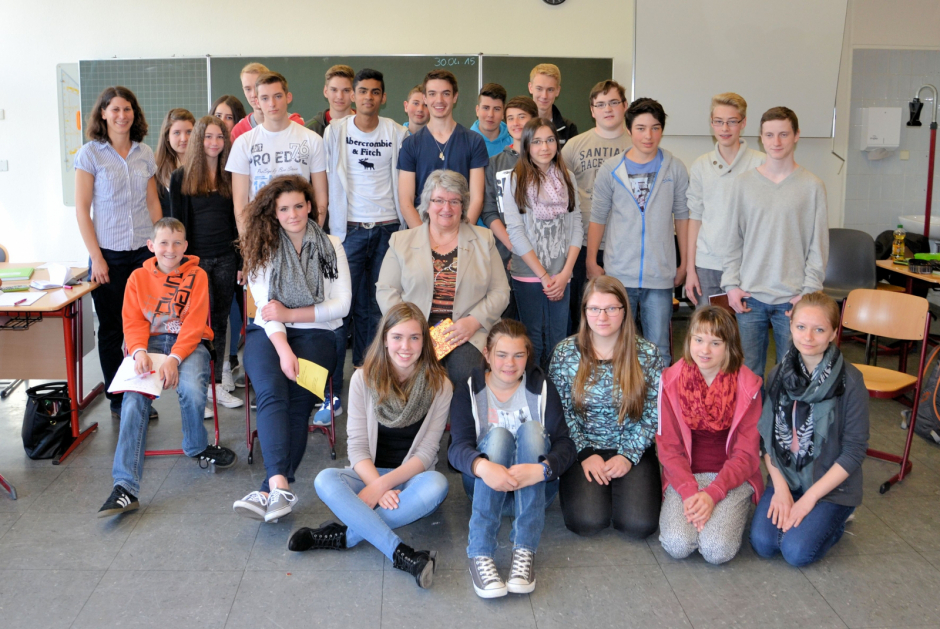 Klasse 9a der Werner-Kirchhofer-Realschule Bad Säckingen 
