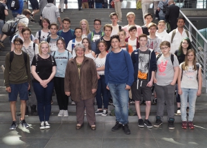 31. Mai 2017: SchülerInnen der Schlüchttalschule Grafenhausen in Berlin